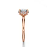 Pierścionek owalny diament różowe złoto SBPZ_068